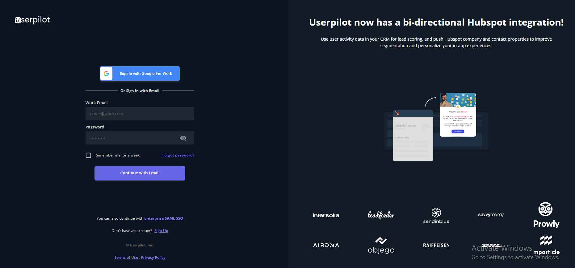 Create a frictionless sign-up flow